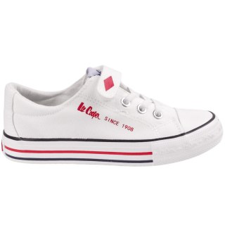 Buty dla dzieci Lee Cooper białe LCW-22-44-0804K Lee Cooper