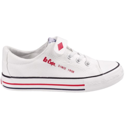 Buty dla dzieci Lee Cooper białe LCW-22-44-0804K Lee Cooper Buty dla dzieci Lee Cooper białe LCW-22-44-0804K Lee Cooper