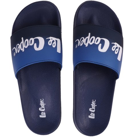 Klapki męskie Lee Cooper granatowo-niebieskie LCW-23-42-1735M Lee Cooper Klapki męskie Lee Cooper granatowo-niebieskie LCW-23-42-1735M Lee Cooper