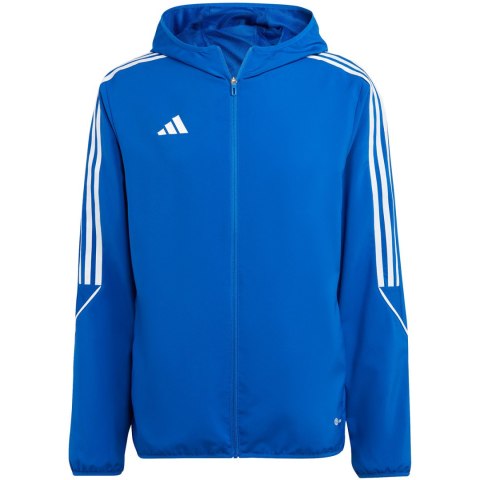 Kurtka męska adidas Tiro 23 League Windbreaker niebieska IA1619 Adidas teamwear Kurtka męska adidas Tiro 23 League Windbreaker niebieska IA1619 Adidas teamwear