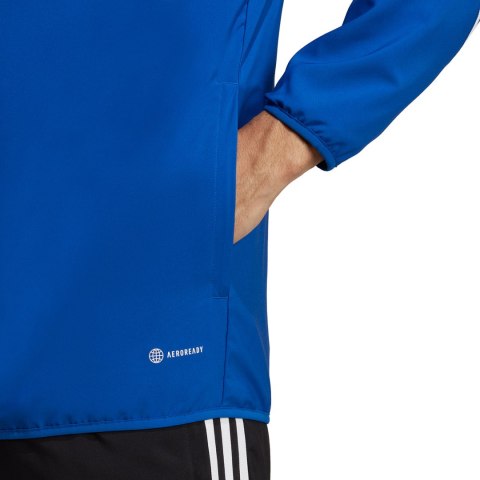 Kurtka męska adidas Tiro 23 League Windbreaker niebieska IA1619 Adidas teamwear Kurtka męska adidas Tiro 23 League Windbreaker niebieska IA1619 Adidas teamwear
