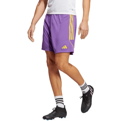 Spodenki męskie adidas Tiro 23 League fioletowe IB8089 Adidas teamwear Spodenki męskie adidas Tiro 23 League fioletowe IB8089 Adidas teamwear