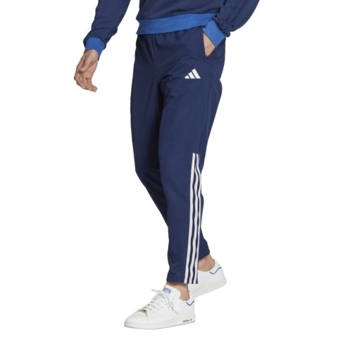 Spodnie męskie adidas Tiro 23 Competition Presentation granatowe HK8049 Adidas teamwear Spodnie męskie adidas Tiro 23 Competition Presentation granatowe HK8049 Adidas teamwear