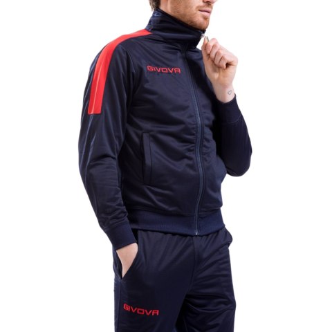 Dres Givova Tuta Revolution granatowo-czerwony TR033 0412 3XS Givova