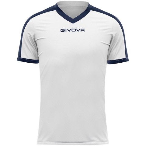 Koszulka Givova Revolution Interlock biało-granatowa MAC04 0304 XS Givova