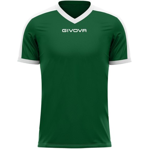 Koszulka Givova Revolution Interlock zielono-biała MAC04 1303 2XL Givova