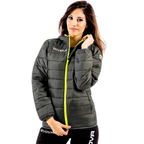 Kurtka Givova Olanda szaro-limonkowa fluo G013 2319 S Givova