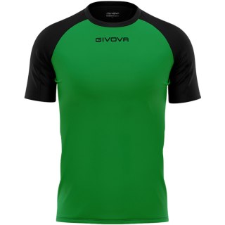 Koszulka Givova Capo MC MAC03 1310 zielono-czarna M Givova