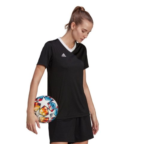 Koszulka damska adidas Entrada 22 Jsy czarna H57572 2XL Adidas teamwear