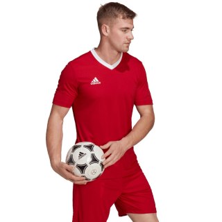 Koszulka męska adidas Entrada 22 Jersey czerwona H61736 S Adidas teamwear