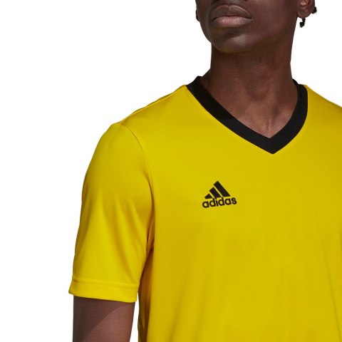 Koszulka męska adidas Entrada 22 Jersey żółta HI2122 L Adidas teamwear