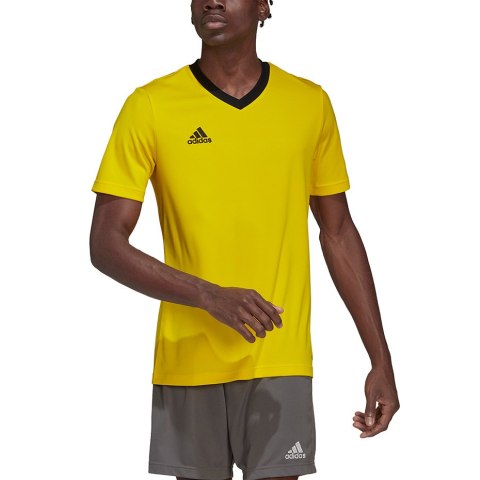 Koszulka męska adidas Entrada 22 Jersey żółta HI2122 XS Adidas teamwear