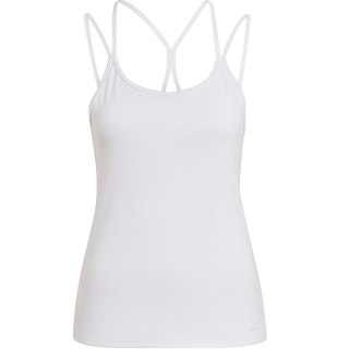Koszulka damska adidas Studio Slim Strappy Back Tank Top biała HE3141 L Adidas