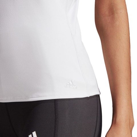 Koszulka damska adidas Studio Slim Strappy Back Tank Top biała HE3141 M Adidas