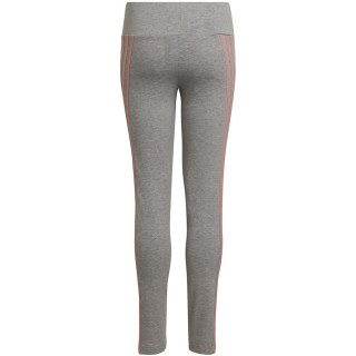 Legginsy dla dzieci adidas 3-Stripes Cotton Tights szare HD4368 152cm Adidas