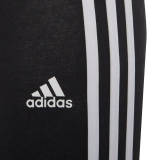 Legginsy dla dzieci adidas Essentials 3-Stripes Tights czarne H65800 110cm Adidas