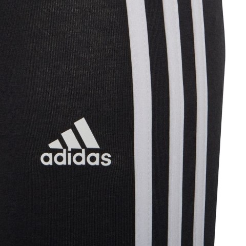 Legginsy dla dzieci adidas Essentials 3-Stripes Tights czarne H65800 110cm Adidas