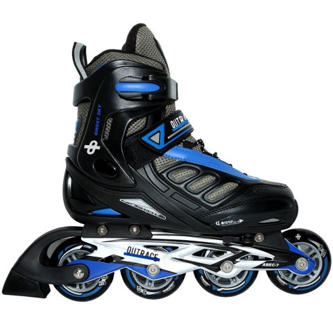 Łyżworolki Outrace Ghost Sky Blue czarno-niebieskie PW-125C 43-46 Outrace