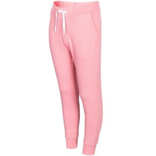 Spodnie dla dziewczynki 4F jasny róż melanż HJL22 JSPDD001 56M 152cm 4F