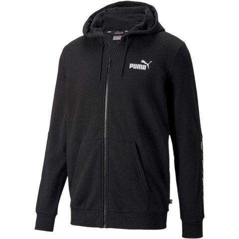 Bluza męska Puma ESS+ Tape Full-Zip Hoodie TR czarna 848768 01 M Puma