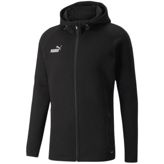 Bluza męska Puma teamFINAL Casuals Hooded Jkt czarna 657383 03 S Puma
