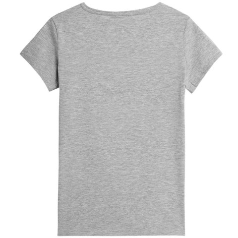 Koszulka damska 4F chłodny jasny szary melanż H4L22 TSD350 27M S 4F
