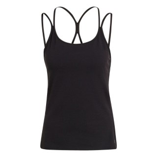 Koszulka damska adidas Studio Slim Strappy Back Tank Top czarna HE3140 M Adidas
