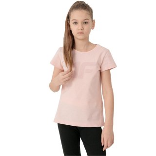 Koszulka dla dziewczynki 4F pudrowy koral HJL22 JTSD005 65S 158cm 4F
