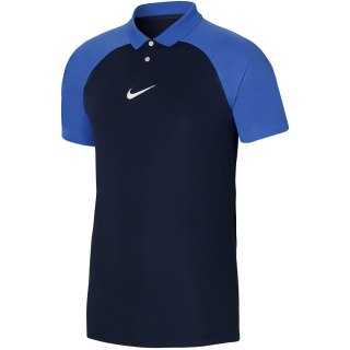 Koszulka męska Academy PR SS Polo K granatowo-niebieska DH9228 451 S Nike Team