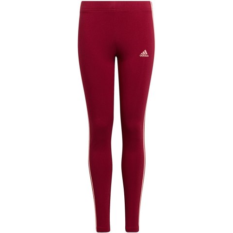 Legginsy dla dzieci adidas Essentials 3-Stripes Leggings czerwone HE1997 116cm Adidas