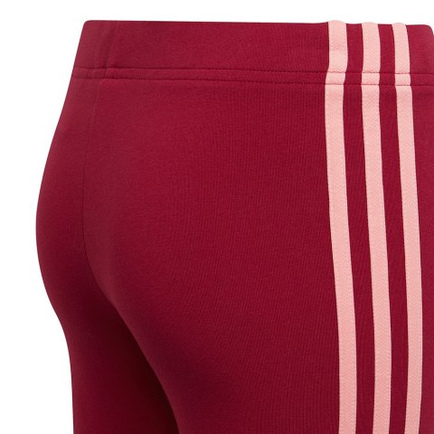 Legginsy dla dzieci adidas Essentials 3-Stripes Leggings czerwone HE1997 116cm Adidas