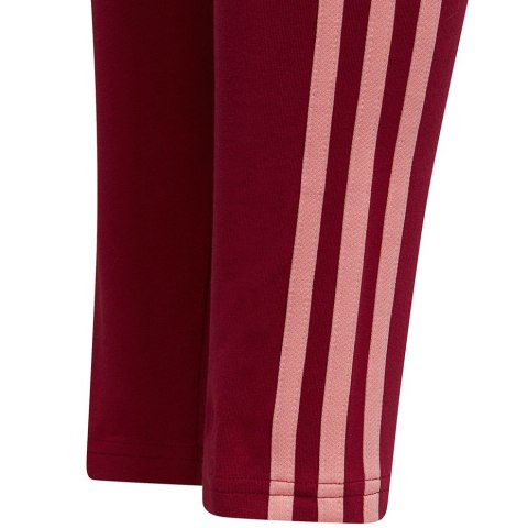 Legginsy dla dzieci adidas Essentials 3-Stripes Leggings czerwone HE1997 116cm Adidas