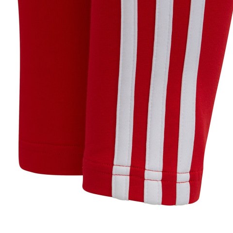 Legginsy dla dzieci adidas Essentials 3-Stripes czerwone HF1898 110cm Adidas