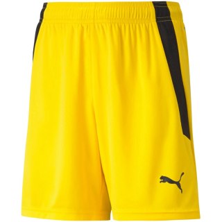 Spodenki dla dzieci Puma teamLIGA Shorts Jr Cyber żółte 704931 07 116cm Puma