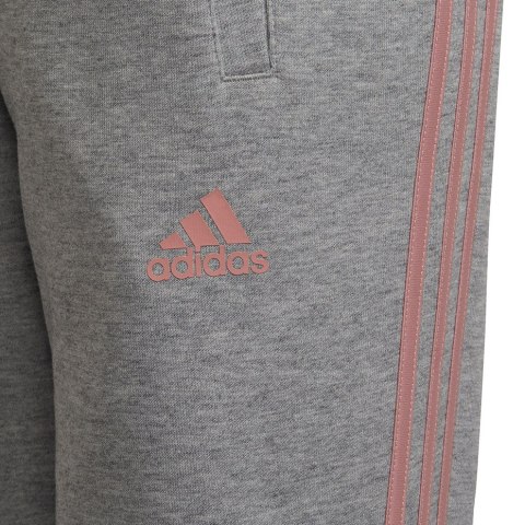 Spodnie dla dzieci adidas Essentials 3-Stripes Tapered Leg szare HD4362 164cm Adidas