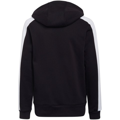 Bluza dla dzieci adidas U CB FL Hoodie czarno-szara HC5658 116cm Adidas