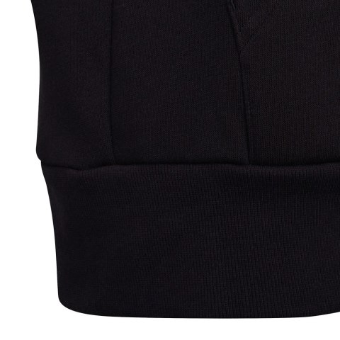 Bluza dla dzieci adidas U CB FL Hoodie czarno-szara HC5658 116cm Adidas