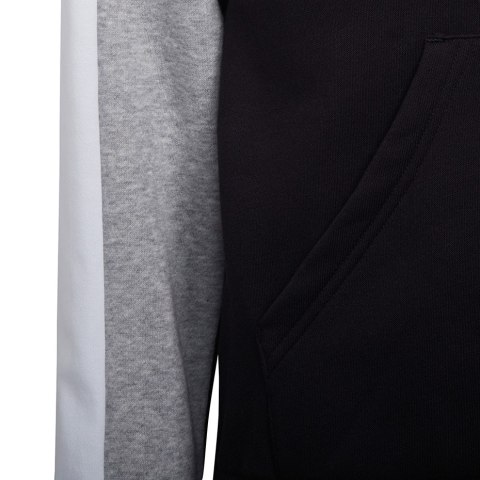 Bluza dla dzieci adidas U CB FL Hoodie czarno-szara HC5658 116cm Adidas