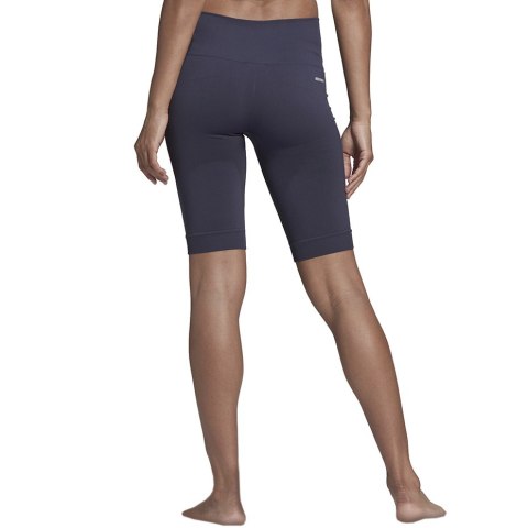 Legginsy damskie adidas Aeroknit Seamless Short Tights granatowe HE2960 XS Adidas