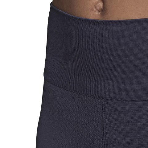 Legginsy damskie adidas Aeroknit Seamless Short Tights granatowe HE2960 XS Adidas