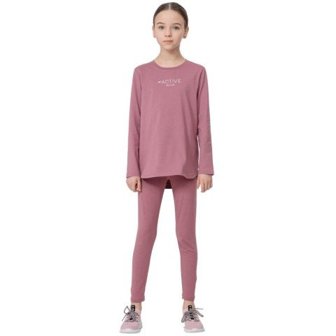 Legginsy dla dziewczynki 4F Burgund HJL22 JLEG001 60S 164cm 4F