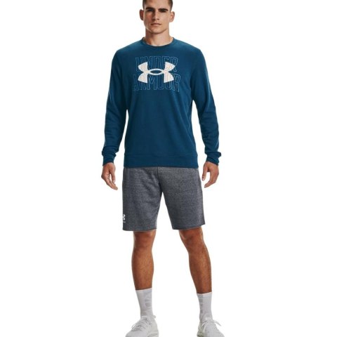 Bluza męska Under Armour UA Rival Terry Logo Crew niebieska 1370391 458 S Under Armour