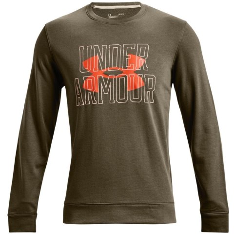 Bluza męska Under Armour UA Rival Terry Logo Crew zielona 1370391 361 M Under Armour