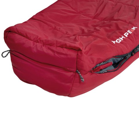 Śpiwór High Peak Hyperion 1M 210x80x50 cm bordowo-szary 23363 High Peak