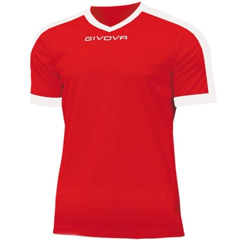 Koszulka Givova Revolution Interlock czerwono-biała MAC04 1203 XS Givova