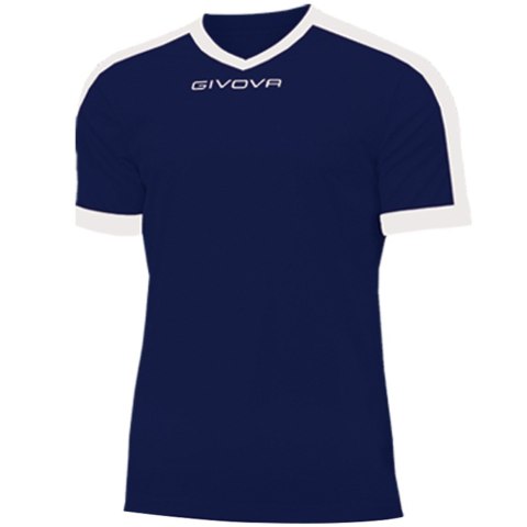 Koszulka Givova Revolution Interlock granatowo-biała MAC04 0403 2XS Givova