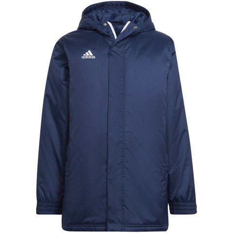 Kurtka dla dzieci adidas Entrada 22 Stadium Jacket granatowa HG6298 128cm Adidas teamwear