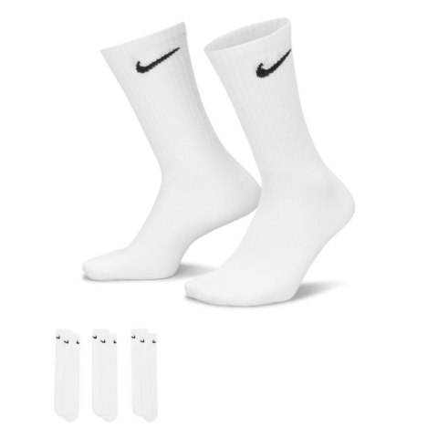 Skarpety Nike Everyday Lt Crew białe SX7676 100 38-42 Nike