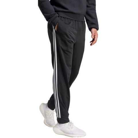 Spodnie męskie adidas Primegreen Essentials Warm-Up Tapered 3-Stripes Track czarne H46105 S Adidas