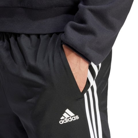 Spodnie męskie adidas Primegreen Essentials Warm-Up Tapered 3-Stripes Track czarne H46105 S Adidas
